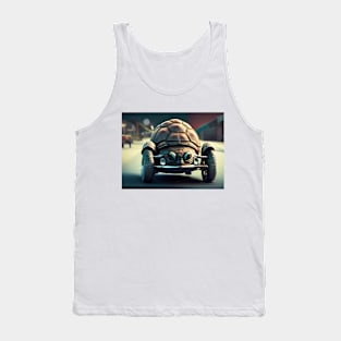 turtle turned into a car Tank Top